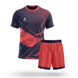SILCO Red Geometric Athletic Set