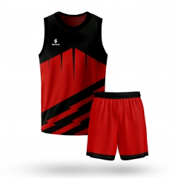 SILECO Swoosh Slash Basketball Jersey Set