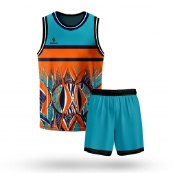 Tribal Wave Basketball Jersey Set